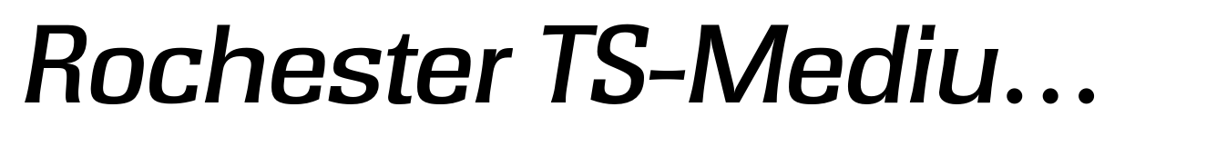 Rochester TS-Medium Italic